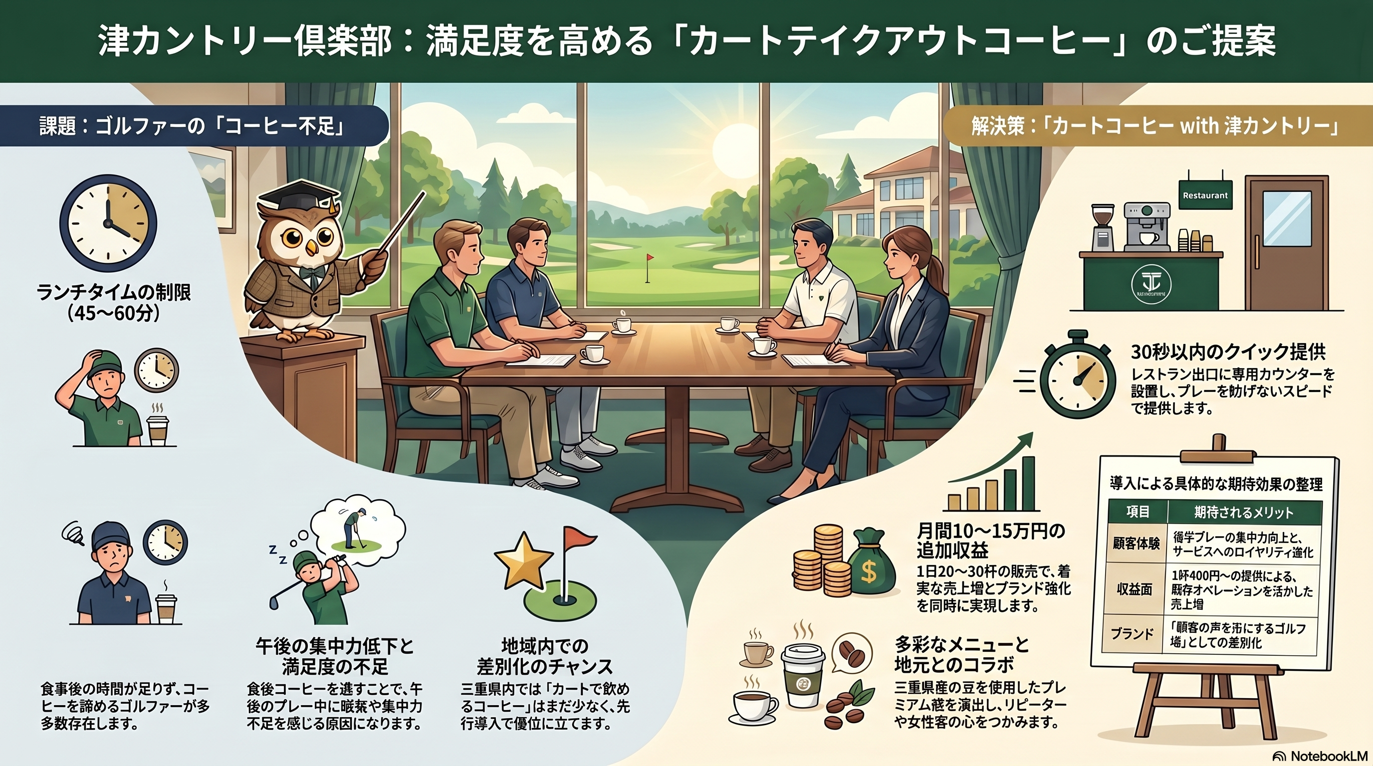 カートコーヒー施策提案 インフォグラフィック