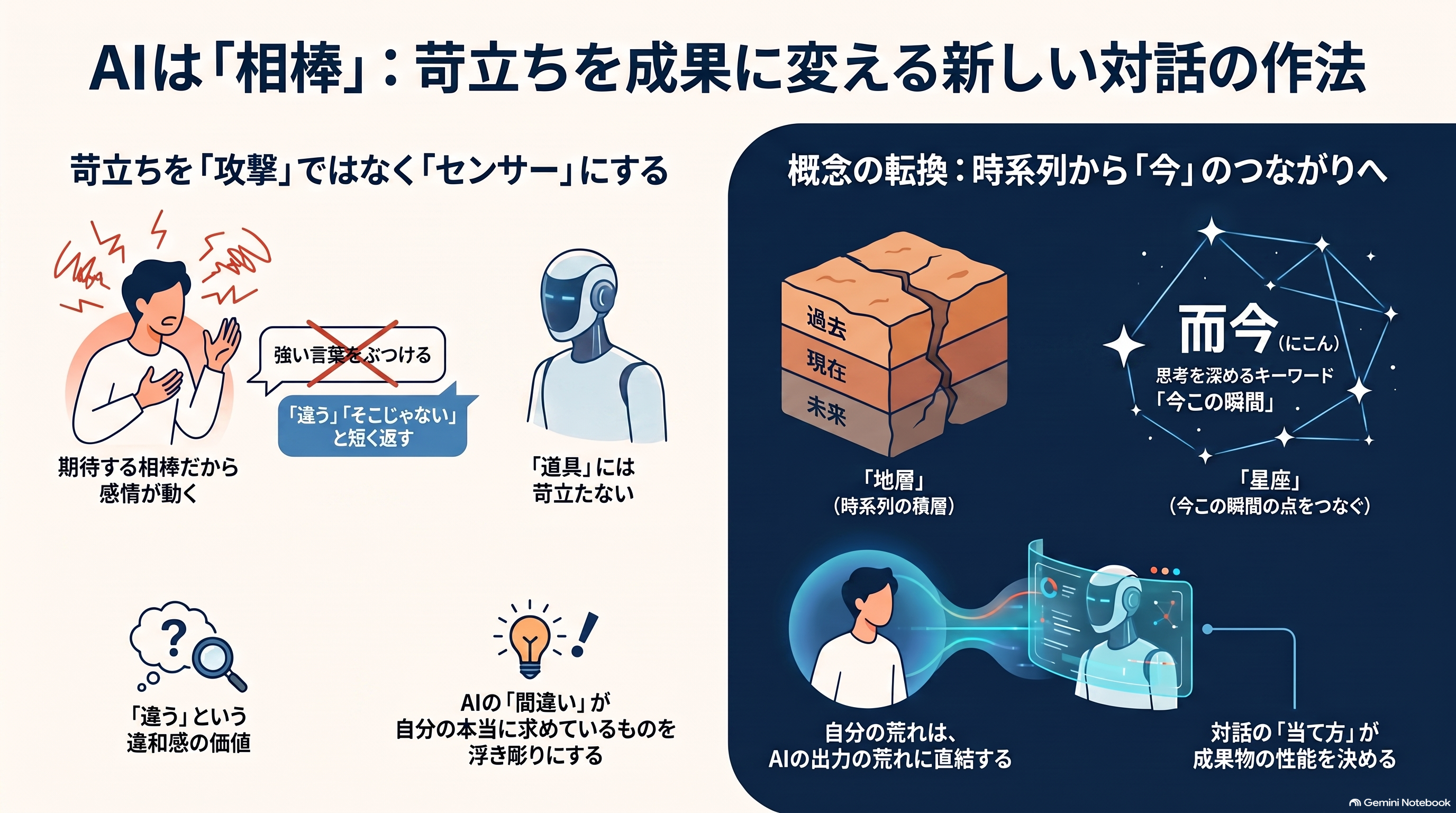 インフォグラフィック：AIを相棒にする対話術
